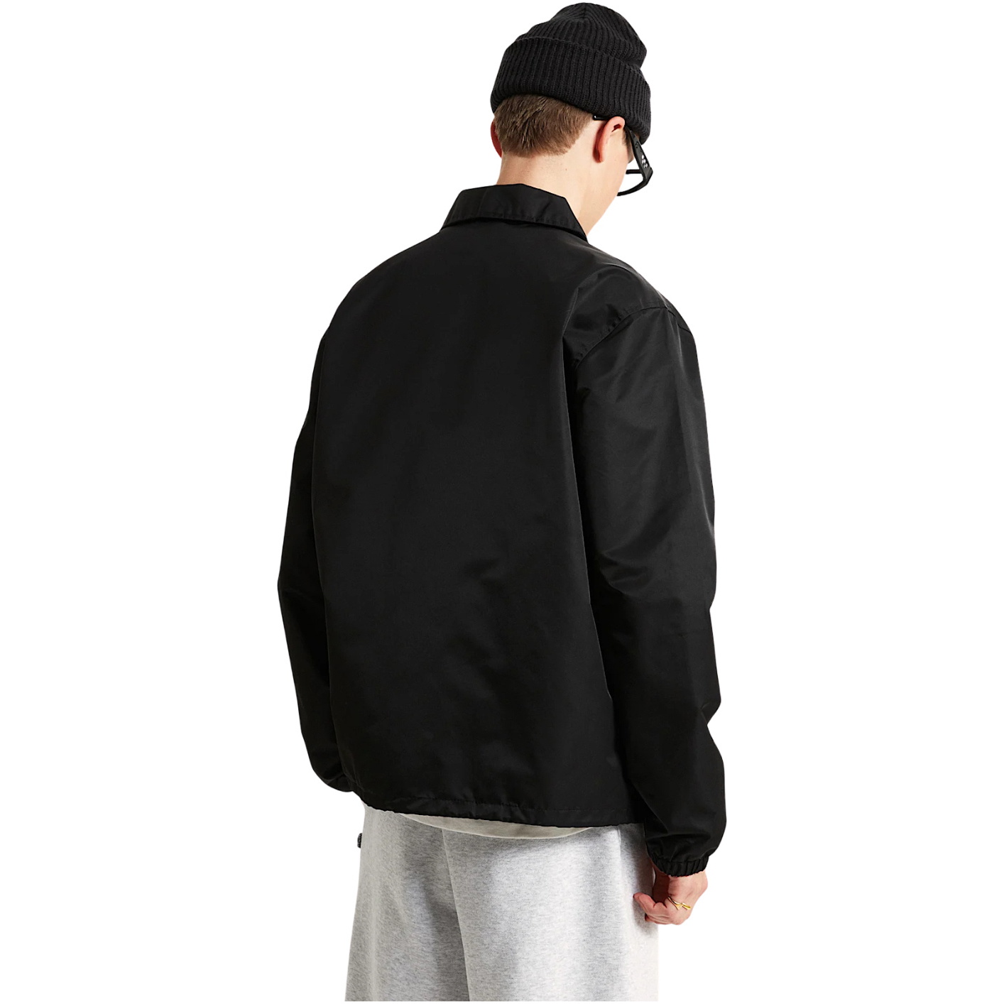 2026 Vans Mens Torrey Nylon Coach Jacket VN000TRE - Black